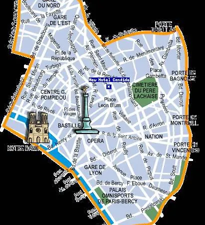 Hotel New Le Voltaire Parigi
